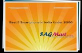 Best 5 Smartphones in India Under 10000