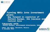 OECD Presentation: Turning NDCs into investment plans: Way forward in countries of Eastern Europe, the Caucasus and Central Asia