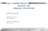 Facial expression recognition based on image feature