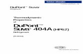 Thermodynamic Properties of DuPont(tm) Suva(R) 404A Refrigerant ...