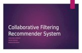 Collaborative Filtering Recommendation System