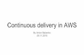 Continuous delivery in AWS