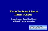 From Problem Lists to Illness Scripts
