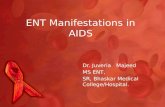 Ent manifestations in aids