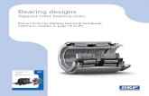 Bearing designs - Tapered roller bearing units