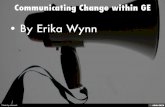 Communicating Change within GE