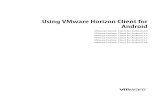 Using VMware Horizon Client for Android - Horizon Client