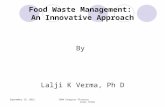 Copy of food waste management system presentation  for iswa florence 2012