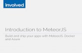 Build and ship apps with MeteorJS, Docker and Azure