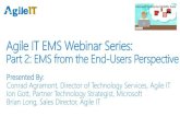 Agile IT EMS webinar series, session 2