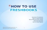 How to Use Freshbooks