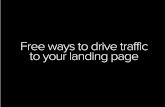 Free ways to drive homeowners to your home valuation landing page (to generate seller leads)...