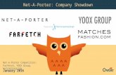 Net-A-Porter, Farfetch, YOOX Group, MATCHESFASHION | Company Showdown