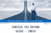 Service tax return Filing in India by Legalraasta