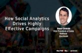 How Social Analytics Drives Highly Effective Campaigns, Digiday Retail Summit, June 28th, 2016