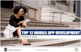 Top 12 Mobile App Development Trends In 2016