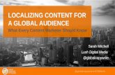 Localizing Content for a Global Audience: What every content marketer should know
