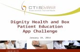 Dignity health box patient education challenge