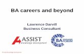 The BA career from Apprentice to Practice Leader