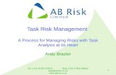 2012 IEHF North West branch - Task risk management