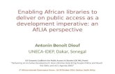 Public access as a development imperative