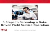 5 Steps to Becoming a Data-Driven Field Service Operation