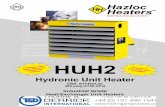 Hazloc Heaters HUH2 Hydronic Unit Heaters