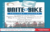 Unite & Bike Charity promo poster