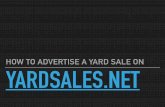Free Yard Sale Advertising on Yardsales.net