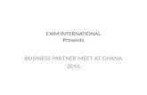 Exim international  Company Presentation