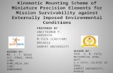 Kinematic Mounting Scheme of Miniature Precision Elements for Mission Survivability against Externally Imposed Environmental Conditions