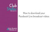 How to download your Facebook Live Video from Facebook