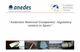 Asbestos Removal Companies: regulatory control in Spain
