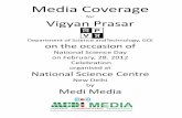 Media coverage for vigyan prasar