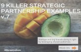 9 More Killer Strategic Partnership Examples (volume 7)