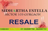 New  Project  Sidhartha Estella Dwarka Expressway Residential Apartment +91 8826997781