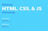 Modular HTML, CSS, & JS Workshop