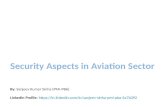 Security Aspects in Aviation Sector