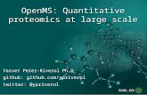 OpenMS: Quantitative proteomics at large scale
