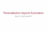 Rob Barnes - "Personalisation Beyond Automation"