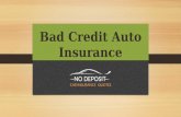 Auto Insurance for People With Bad Credit - Fast, Easy and Affordable