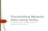 Transmitting network data using volley(14 09-16)