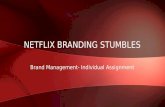 Netflix branding stumbles