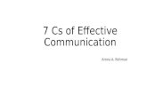 7 cs of effective communication