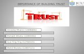 IMPORTANCE OF BUILDING TRUST
