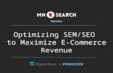 Optimizing SEM/SEO to Maximize E-commerce Revenue