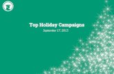 Top Campaigns for the 2015 Holidays