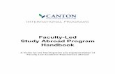 Faculty-Led Study Abroad Program Handbook