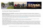 Joe Hancock Theatre Production CV