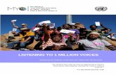 Listening to 1 Million Voices: Analyzing the findings of the first one ...